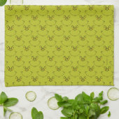 Serviette de cuisine visage du Grinch dans Noël (Plié)