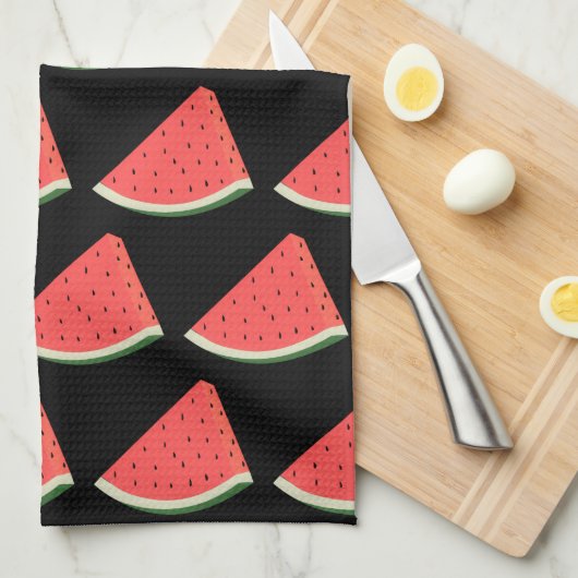 Serviette de cuisine Watermelon - Couleurs personn (Quart Plié)