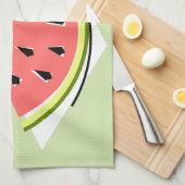 Serviette de cuisine Watermelon Green Slice (Quart Plié)