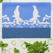 Serviette de cuisine - Wedgewood Whimsey sur (Plié)