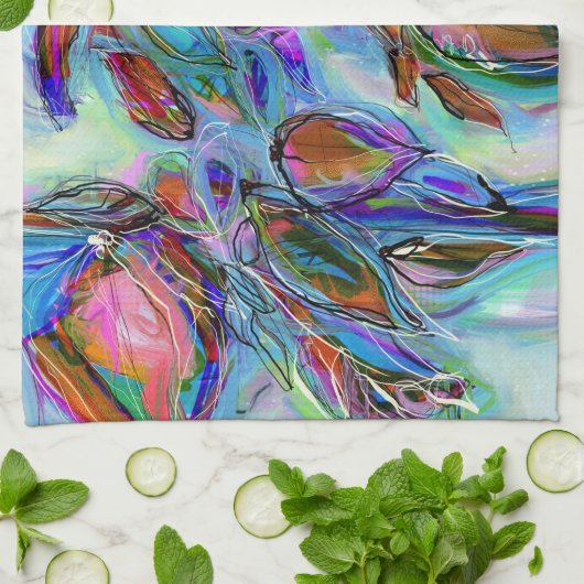 Serviette de cuisine Winterberry (Plié)