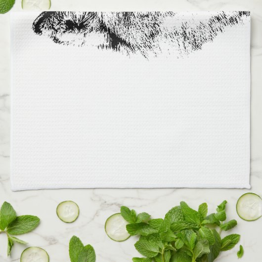 Serviette de cuisine Wolf (Plié)