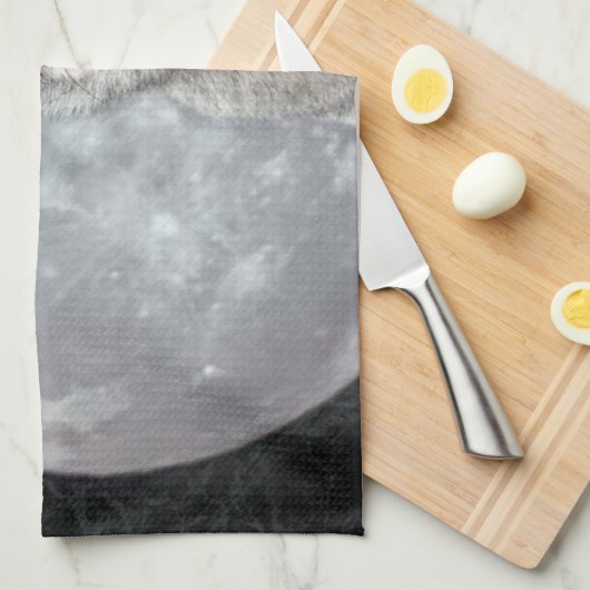 Serviette de cuisine Wolf Moon (Quart Plié)