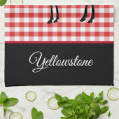Serviette de cuisine - Yellowstone Moose (Plié)