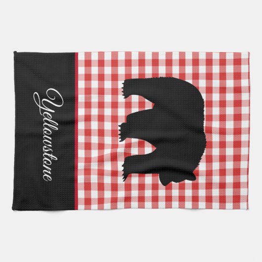 Serviette de cuisine Yellowstone Ours (Horizontal)