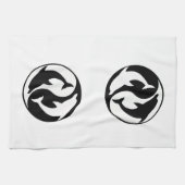Serviette de cuisine Yin Yang Dolphins (Horizontal)