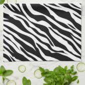 Serviette de cuisine Zebra Print (Plié)