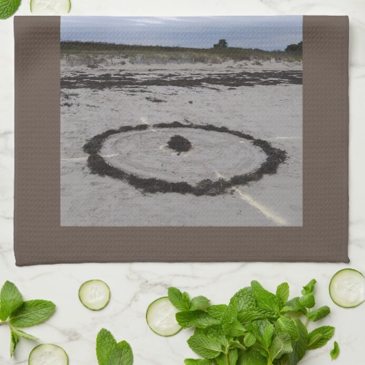 Serviette de cuisine Zen Beach (Plié)