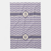 Serviette de cuisine Zigzag fleurie (Vertical)