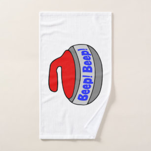 Serviette de curling bip ! Bourcez !