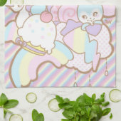 Serviette de défilé d'arc-en-ciel (Plié)