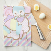 Serviette de défilé d'arc-en-ciel (Quart Plié)