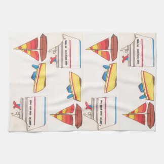 Serviette de défilé de bateau