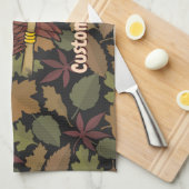 Serviette de dessin de hibou (Quart Plié)