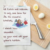 Serviette de Dix commandements du Minnesota (Quart Plié)