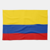 serviette de drapeau de pays de la Colombie (Horizontal)