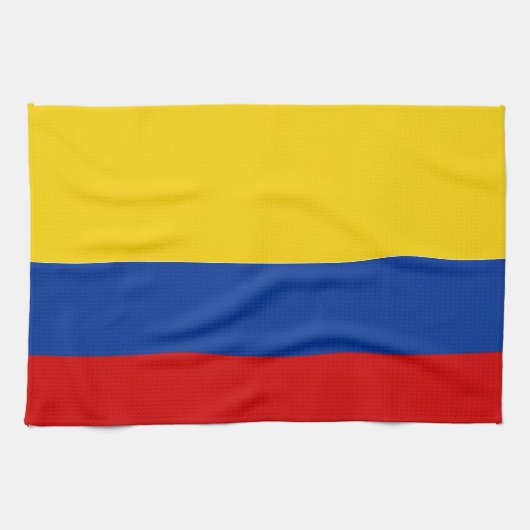 serviette de drapeau de pays de la Colombie (Horizontal)