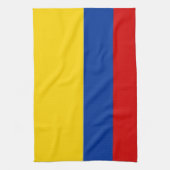 serviette de drapeau de pays de la Colombie (Vertical)