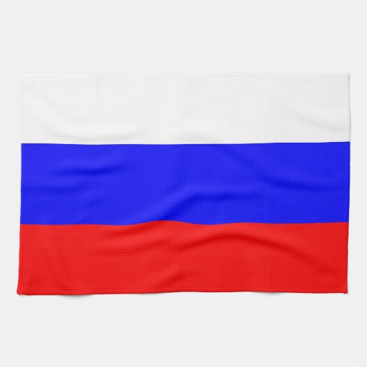 serviette de drapeau de pays de la Russie (Horizontal)