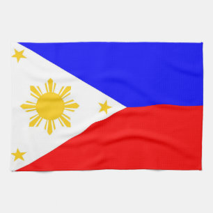 serviette de drapeau de pays de Philippines