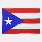 serviette de drapeau de pays de Porto Rico (Horizontal)