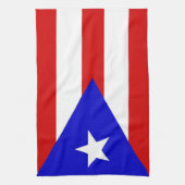 serviette de drapeau de pays de Porto Rico (Vertical)