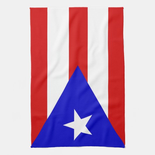 serviette de drapeau de pays de Porto Rico (Vertical)