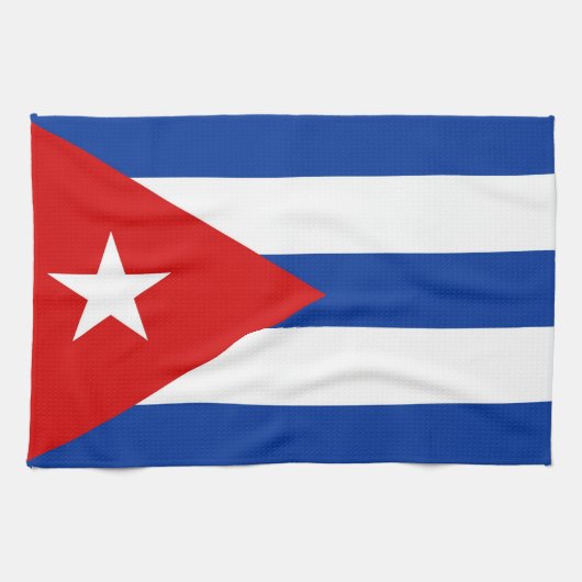 serviette de drapeau de pays du Cuba (Horizontal)