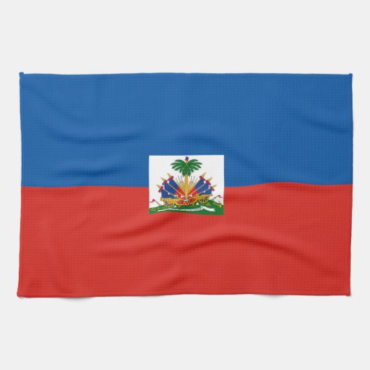 serviette de drapeau de pays du Haïti (Horizontal)