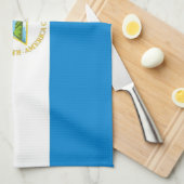 serviette de drapeau de pays du Nicaragua (Quart Plié)