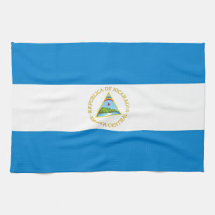 serviette de drapeau de pays du Nicaragua