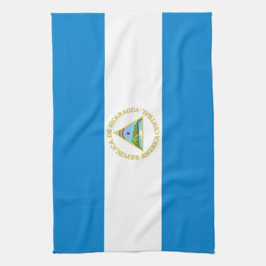 serviette de drapeau de pays du Nicaragua (Vertical)