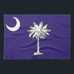 serviette de drapeau d'état de la Caroline du Sud<br><div class="desc">serviette de drapeau d'état de la Caroline du Sud Etats-Unis</div>