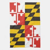 serviette de drapeau d'état du Maryland Etats-Unis (Vertical)