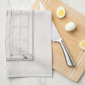 Serviette de fenêtre (Quart Plié)