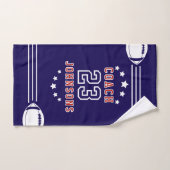 Serviette de football personnalisée ! (Serviette à main)