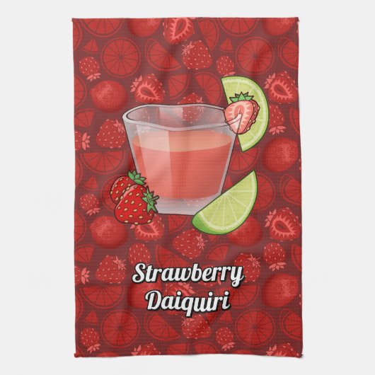 Serviette de fraise Daiquiri (Vertical)