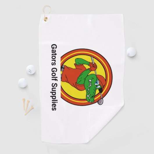 Serviette de golf (En situation)