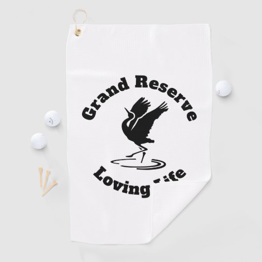 Serviette de golf (En situation)