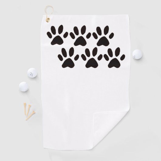 Serviette de golf (En situation)