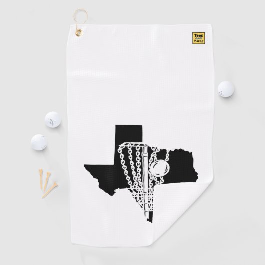 Serviette de golf (En situation)