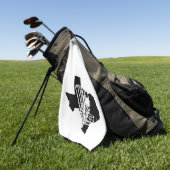 Serviette de golf (Vert)