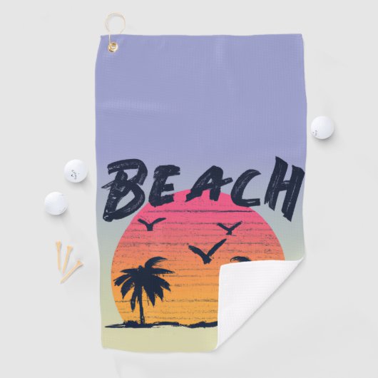 Serviette de golf (En situation)