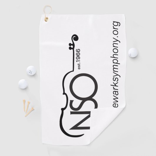 Serviette de golf (En situation)