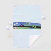 Serviette de golf (En situation)