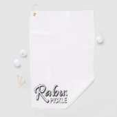 Serviette de golf (En situation)