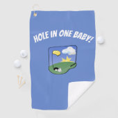 Serviette de golf (En situation)
