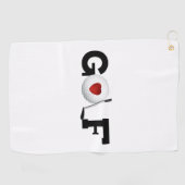 Serviette de golf (Horizontal)