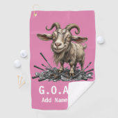 Serviette de golf (En situation)