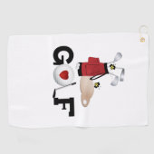 Serviette de golf (Horizontal)